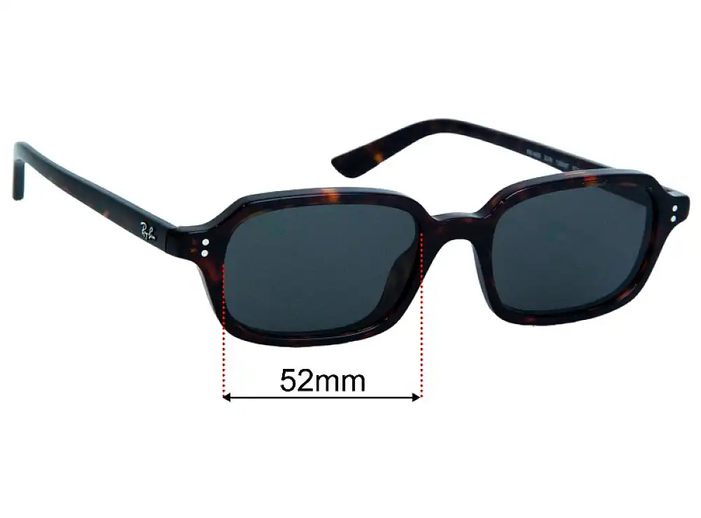 れい Ray-Ban RB4455 Zuri 52mm Replacement Lenses
